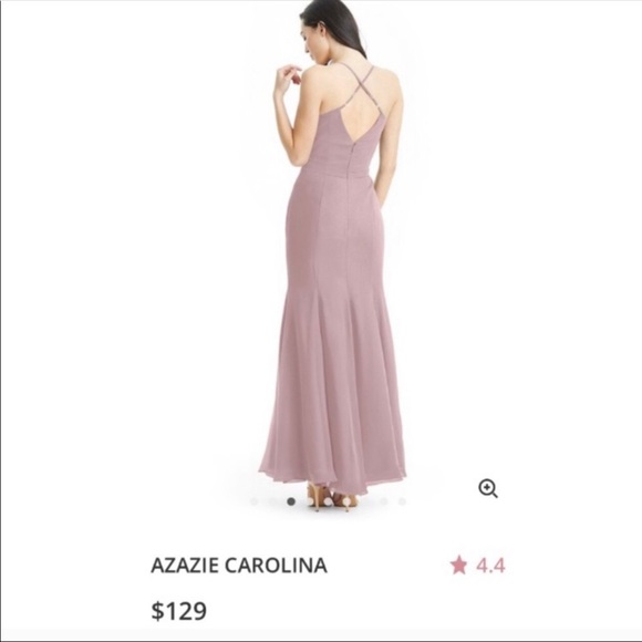 Azazie Vintage Mauve Bridesmaid Dress - Picture 5 of 8